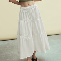 URBAN REVIVO 女装甜美少女感层叠蛋糕裙半裙UWL540032