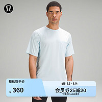 lululemon丨Breathelight™ Mesh 男士徒步短袖 T 恤 LM3EIOS 杂色粉末蓝 M