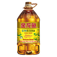 金龙鱼 特香菜籽油4L/桶非转基因物理压榨低芥酸家用炒菜食用油