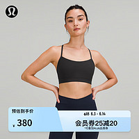 lululemon丨Flow Y 女士运动内衣 瑜伽内衣 LW2D88A 黑色 S