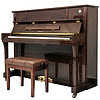 Xinghai 星海 钢琴巴赫多夫现代风格 立式家用考级专业演奏琴 BU-120 胡桃木色