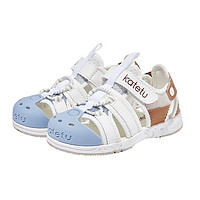 88VIP：CRTARTU 卡特兔 婴儿鞋夏季新款软底防滑学步宝宝鞋包头凉鞋儿童沙滩鞋