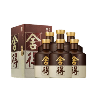 舍得 品味舍得（五代）浓香型白酒38度500ml*6瓶 整箱装（含礼品袋）