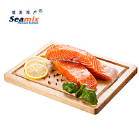 Seamix 禧美海产 冷冻三文鱼块1kg（银鲑）独立包装4-7块 去刺 海鲜水产 轻食