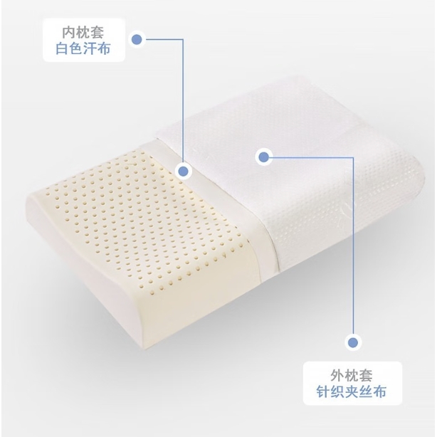 家纺 泰国抗菌童趣乳胶枕