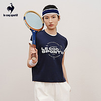 乐卡克 L242WCNA0320 法国公鸡女士网球休闲短袖T恤
