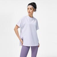 LI-NING 李宁 凉茶T丨跑步速干衣女士夏季瑜伽上衣宽松运动短袖T恤女