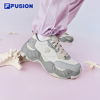 FILA 斐乐 FUSION斐乐潮牌女鞋海星2代厚底帆布鞋2024夏季新款运动鞋女