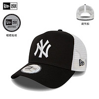 NEW ERA 纽亦华 棒球帽鸭舌帽男女同款 TRUCKER MLB洋基队 11588491黑色NY