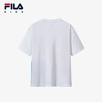 FILA 斐乐 童装儿童运动套头上衣2024夏季新款中大童T恤男童短袖潮