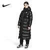 NIKE 耐克 羽绒服外套女运动休闲中长款过膝连帽防风夹克DV0571-010