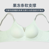 芬腾无痕果冻亲肤软支撑内衣聚拢塑型上托无钢圈美背收副乳文胸罩
