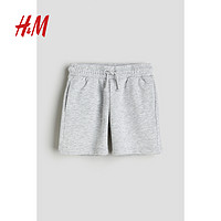 H&M HM童装男童裤子2024夏季新款舒适轻便柔软及膝抽绳短卫裤1229720