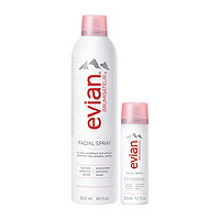 88VIP：evian 依云 天然矿泉水喷雾 300ml+50ml