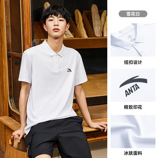 ANTA/安踏 速干 POLO衫 雪花白-1 2XL(男185)