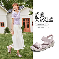 SKECHERS 斯凯奇 女鞋凉鞋一字带女凉鞋回弹凉鞋女款夏季