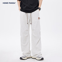 HOME PANDA HomePanda宽松直筒休闲卫裤男夏季薄款美式潮牌工装阔腿伞兵裤子