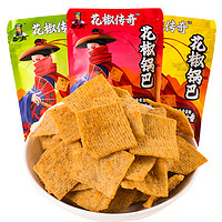 88VIP：卧龙食品 卧龙休闲食品花椒锅巴108g*3袋