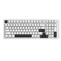 VGN S99 99键 2.4G蓝牙 多模无线机械键盘 矿棉白 祁连山轴 RGB