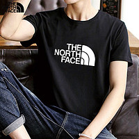 THE NORTH FACE 北面 短袖T恤男装女装2023春夏新款户外运动上衣舒适透汽棉质半袖