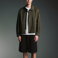 URBAN REVIVO 男装时尚设计肌理廓形落肩宽松夹克 UMF140030