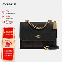 COACH 蔻驰 女士单肩链条包 91019 IMAA8 黑色 小号