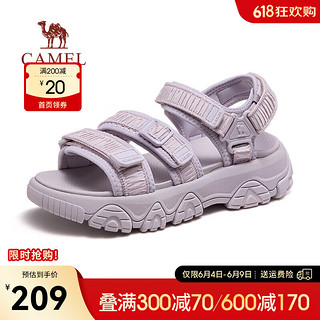 骆驼（CAMEL）2024夏季机能凉鞋轻盈软弹透气舒适出行男鞋 G24M547611 紫色女 37