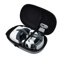 Tialstp 适用Pico4 Neo3 VR一体机收纳包vr眼镜保护套Pico3收纳盒抗压便携抗震防摔 灰色