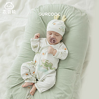 GURCOOC 乖奇熊 凉感龙年宝宝连体衣哈衣夏季薄款空调服新生婴儿和尚服