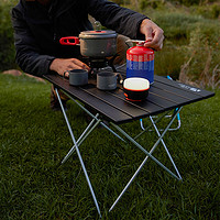 88VIP：牧高笛 户外 铝合金可折叠便携式超轻野餐桌正方形露营简易四方桌