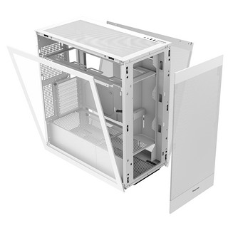 孟菲斯-Flow冰川白机箱 买就送750W白色全模组电源