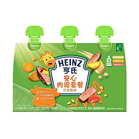 值选、京东百亿补贴、PLUS会员：Heinz 亨氏 宝宝辅食佐餐肉泥套装 72g*3袋