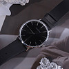 卡尔文·克莱恩 Calvin Klein CK简约款黑武士石英男士钢带手表送男友腕表节日礼物 25200050