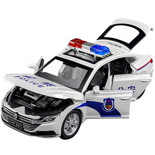 大号合金警车玩具儿童警察车小汽车玩具男孩特警110公安3岁车模型