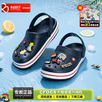 卡骆驰(crocs)男鞋女鞋洞洞鞋 沙滩鞋贝雅卡骆班懒人鞋运动舒适耐磨休闲鞋凉鞋 卡骆班/深蓝色 37-38 /M5W7/230mm