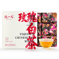 移动端、京东百亿补贴：陈一凡 茶叶 白茶 福鼎白茶寿眉玫瑰花茶玫瑰白茶礼盒小方片30g