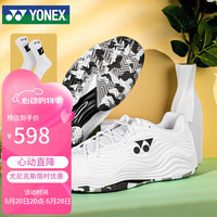 YONEX尤尼克斯网球鞋网羽通用男女款轻量舒适防滑SHTF5MACEX白43码 白(男女)