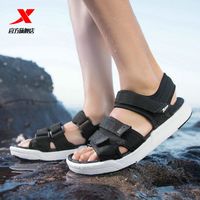 XTEP 特步 凉鞋男轻便透气沙滩运动鞋防滑户外鞋舒适时尚百搭潮流魔术贴