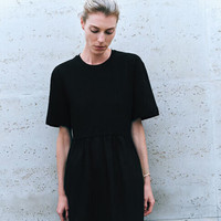 URBAN REVIVO 女士连衣裙 UWH740053 正黑 S