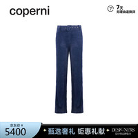Coperni 女士直筒休闲裤墨蓝色COPML46637M 送女友