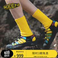 keen NEWPORT RETRO 女子户外露营涉水 凉鞋时尚溯溪鞋 原创扎染图案-1018822 38 拍大半码/一码