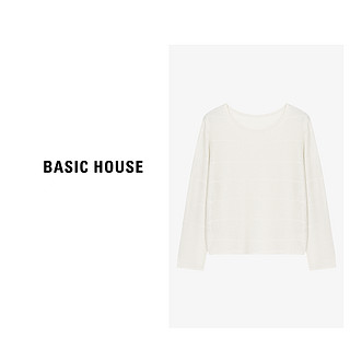 Basic House/百家好夏季休闲时尚针织衫-B0624A50722 新粉 S90-115斤