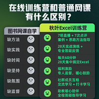 秋叶 Excel教程表格制作数据处理与分析秋叶Excel训练营在线直播课程