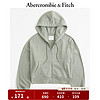 ABERCROMBIE & FITCH女装 复古小麋鹿美式外套辣妹全拉链毛圈布短款卫衣 331458-1