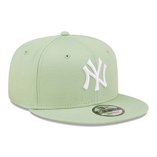 NEW ERA纽亦华 平檐棒球帽男女同款 9FIFTY MLB洋基队 浅绿色NY 60358169浅绿色NY