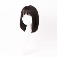 Sleek 假发女法式空气刘海锁骨发