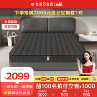 索菲亚家品床垫 棕榈椰棕床垫软硬棕垫床垫乳胶床垫 卧室护脊榻榻米垫子 C款-双面椰棕+乳胶床垫1800*2000