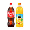 Coca-Cola 可口可乐 Fanta 芬达 可乐+果粒橙1.25L  混合装