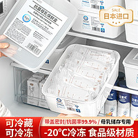 Katei Story 家の物語 日本冰箱母乳保鮮盒儲奶專用抗菌收納盒水果密封冷藏盒大容量4.5L