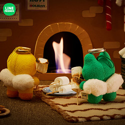 LINE FRIENDS 连我朋友 Holiday系列可爱公仔挂件玩偶配饰包挂礼物